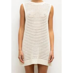 NEW LESET women's lucy mini dress in creme